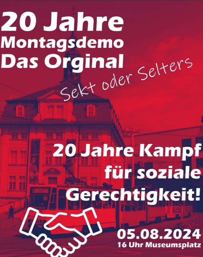 Montagsdemo in Gera 