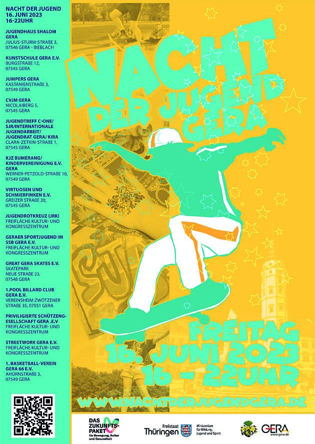 Nacht der Jugend 2023 Plakat