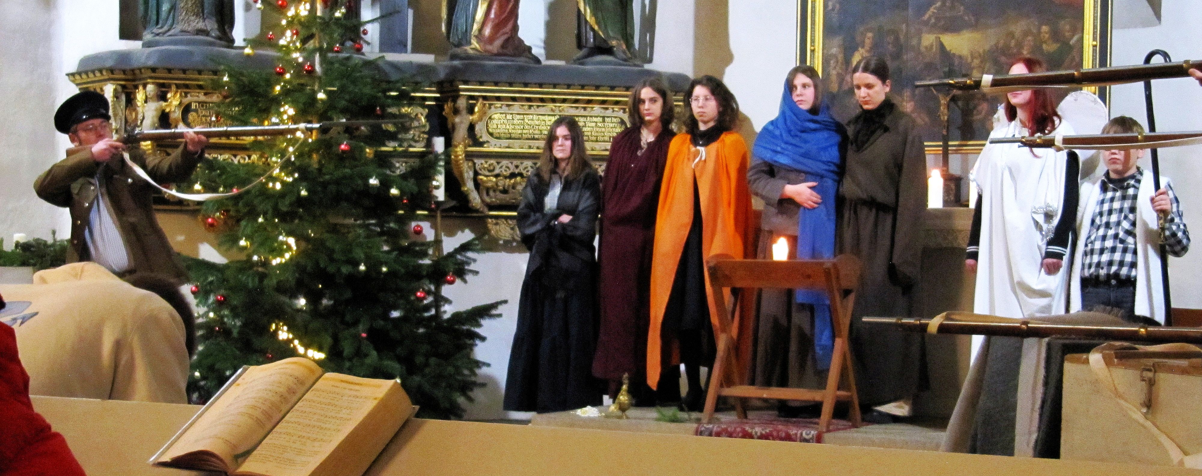 Weihnachtsfrieden 1914 alternatives Krippenspiel Gera